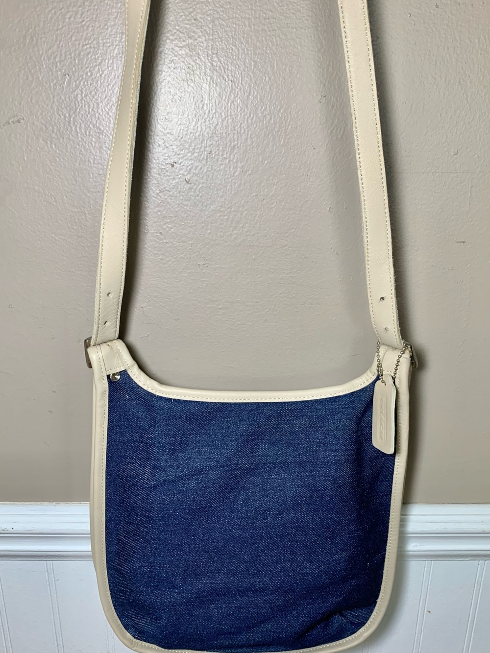 Authentic Vintage Coach Small Hippie Flap Crossbody Bag